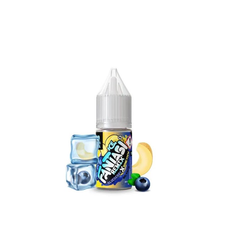 Liquid Fantasi Nic Salts 10ml - Myrtille X Melon 20mg | Eliq Vapoteur