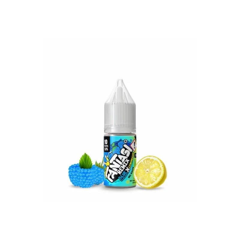 Liquid Fantasi Nic Salts 10ml - Blue Raspberry X Lemonade 20mg | Eliq Vapoteur