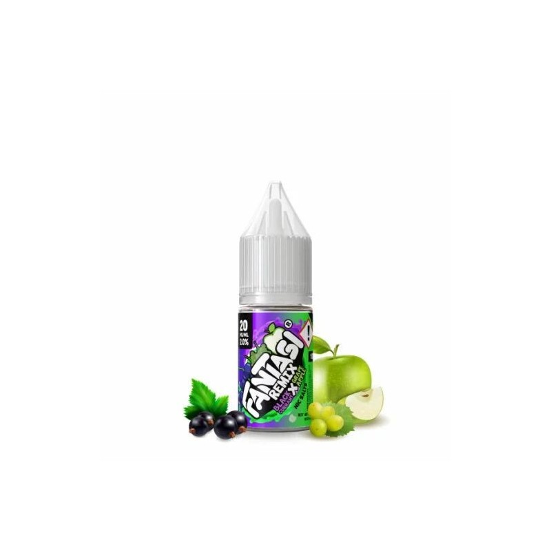 Liquid Fantasi Nic Salts 10ml - Blackcurrant X Grape Apple 20mg | Eliq Vapoteur