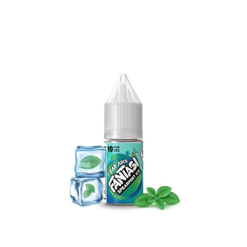 Liquid Fantasi Nic Salts 10ml - Spearmint Ice 20mg | Eliq Vapoteur
