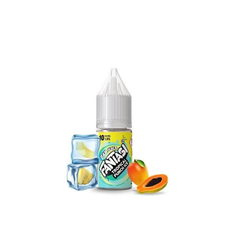Liquid Fantasi Nic Salts 10ml - Tropical Punch Ice 20mg | Eliq Vapoteur