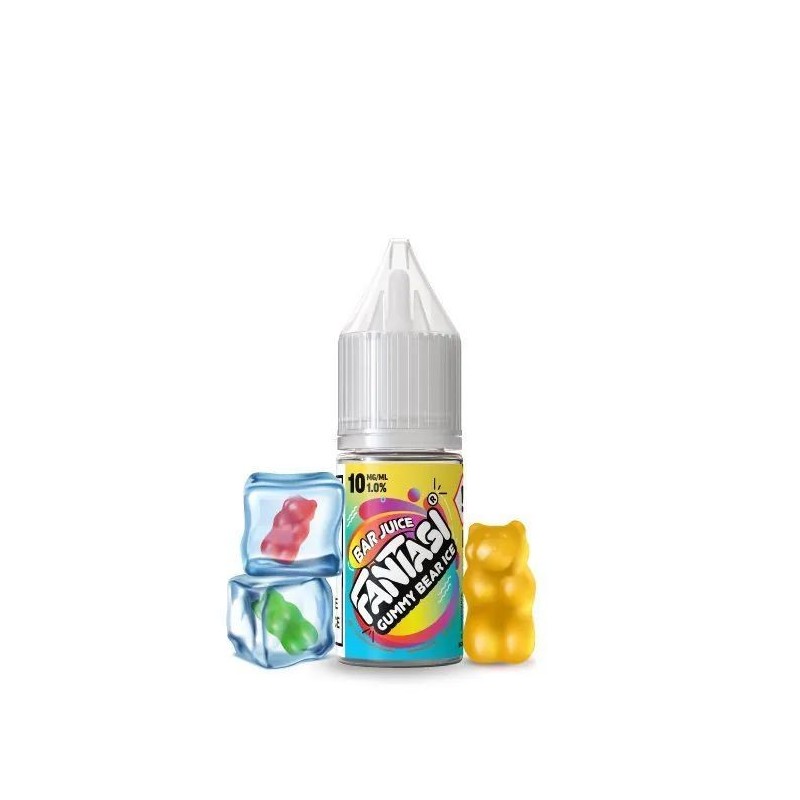 Liquid Fantasi Nic Salts 10ml - Gummy Bear Ice 20mg | Eliq Vapoteur