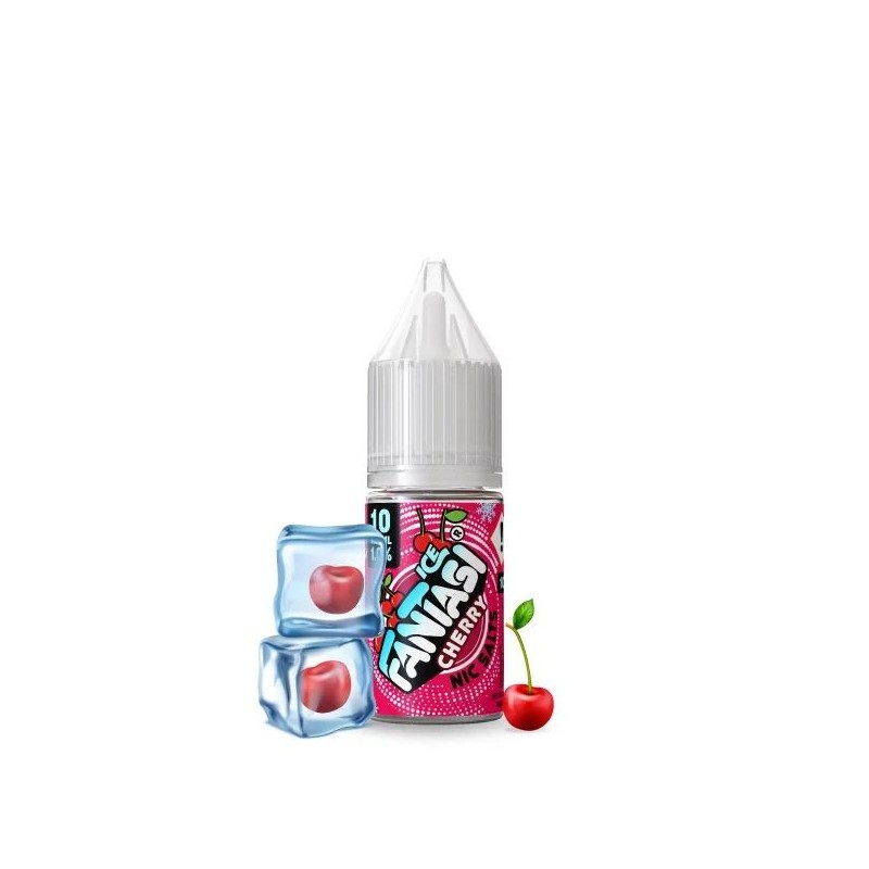 Liquid Fantasi Nic Salts 10ml - Cherry Ice 20mg | Eliq Vapoteur
