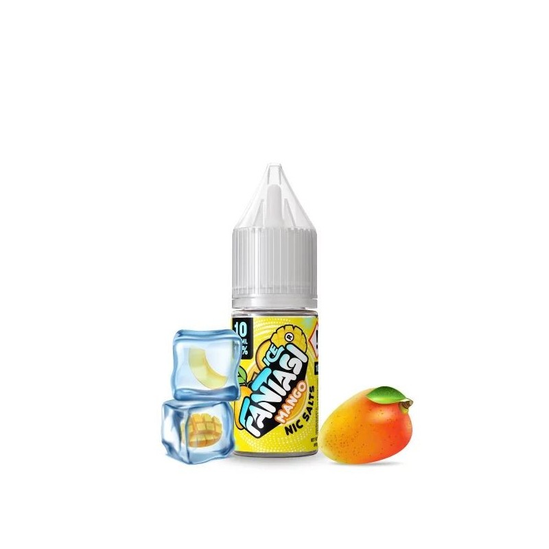 Liquid Fantasi Nic Salts 10ml - Mango Ice 20mg | Eliq Vapoteur