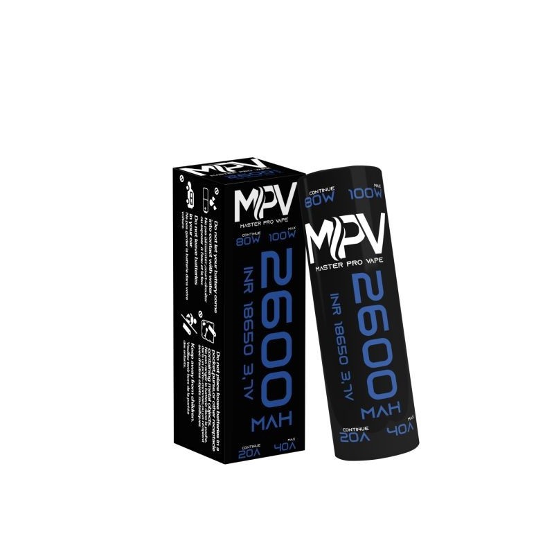 Accumulateur MPV INR 18650 40A 2600mAh | Eliq Vapoteur