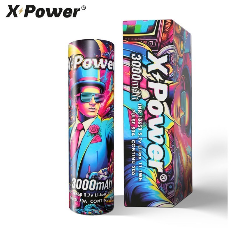 X Power 18650 3000mAh Battery | Eliq Vapoteur