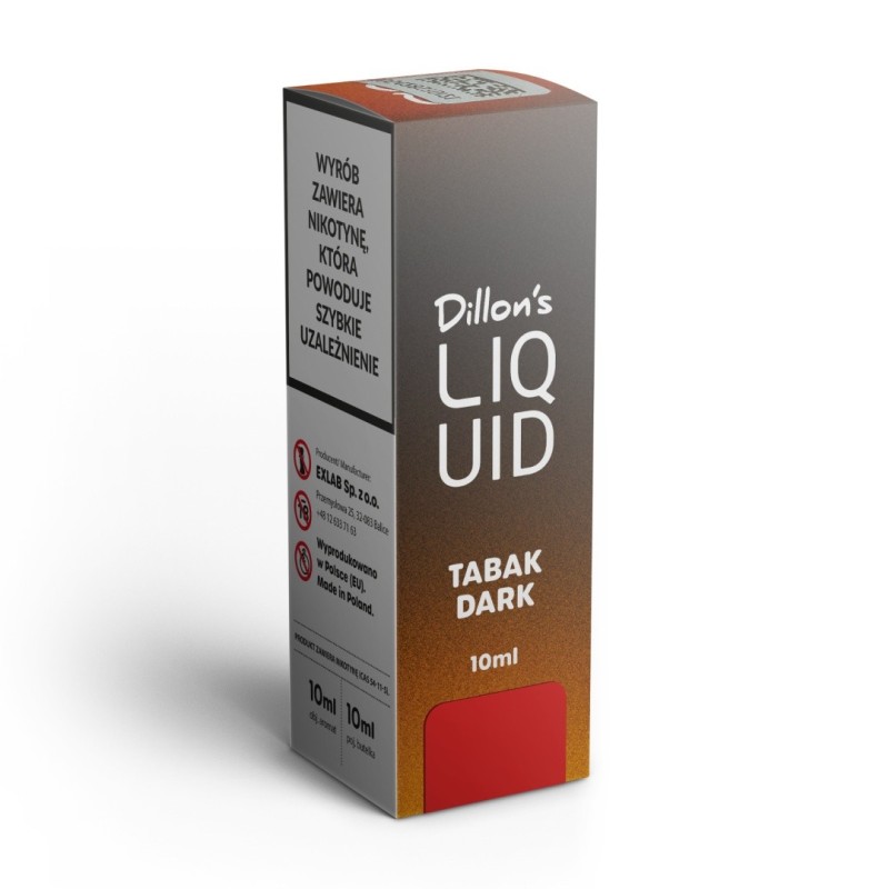 E-liquide Dillon's 10ml - Tabac Dark 6mg | EliqVapoteur