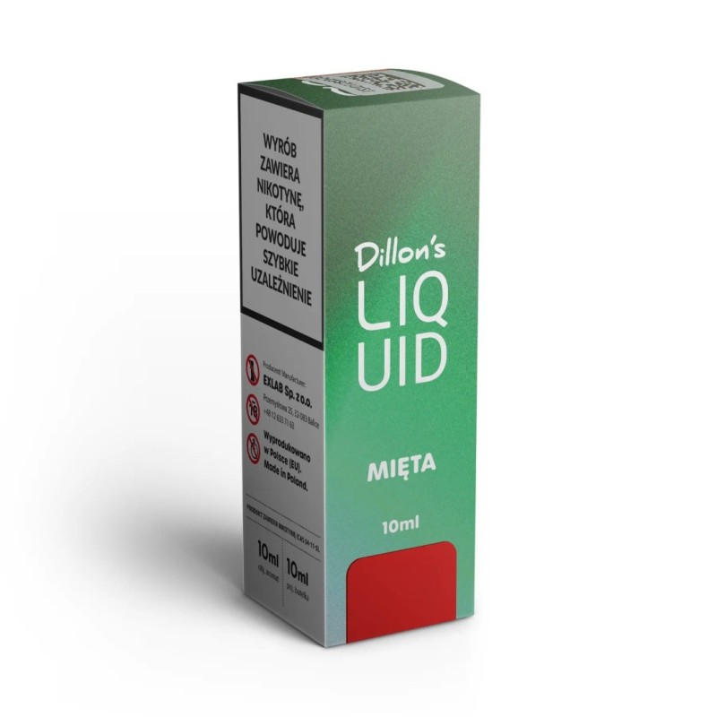 E-liquide Dillon's 10ml - Menthe 20MG | EliqVapoteur