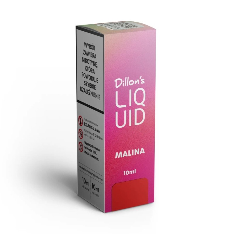 Liquid Dillon's 10ml - Malina 6MG | Eliq Vapoteur