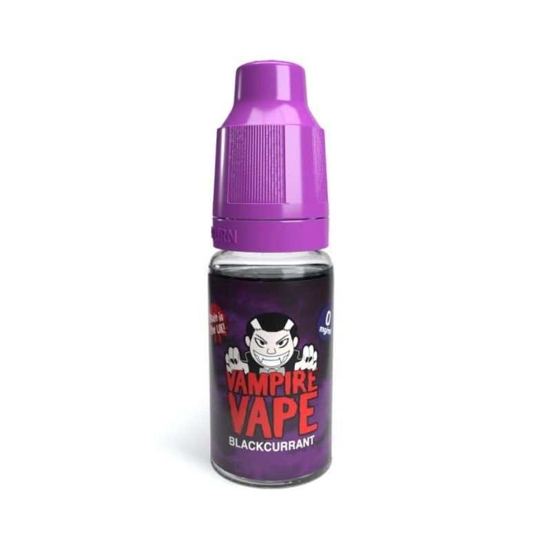 Liquid Vampire Vape 10ml - Blackcurrant 12mg | Eliq Vapoteur