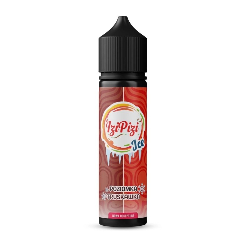 Longfill IZI PIZI 6/60ml - Poziomka Truskawka ICE | Eliq Vapoteur