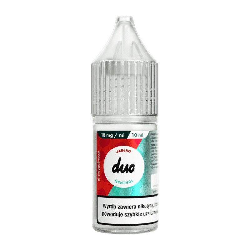 Duo Nicotine E-liquid 10ml - Apple Menthol 12mg | EliqVapoteur