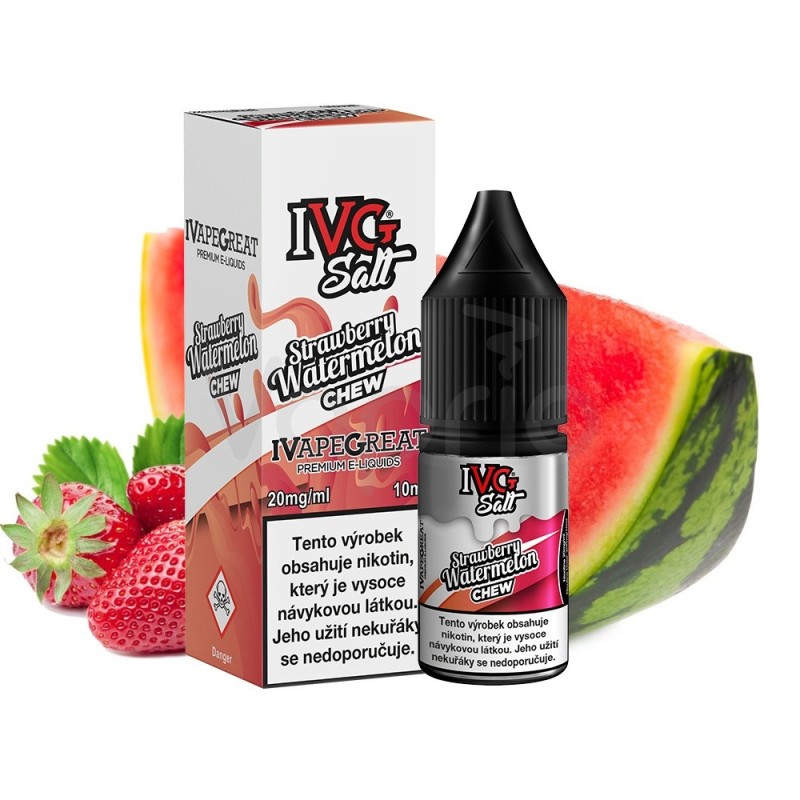 Liquid IVG Salt 20mg/ml - Strawberry Watermelon Chew | Eliq Vapoteur