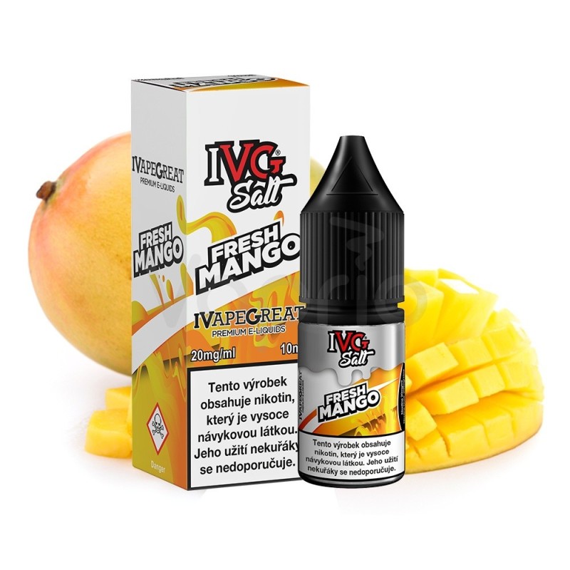 IVG Salt E-liquid 20mg/ml - Fresh Mango | EliqVapoteur