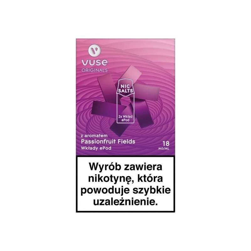 Vuse ePod Passionfruit Fields 18mg/ml (2 pcs.) | EliqVapoteur