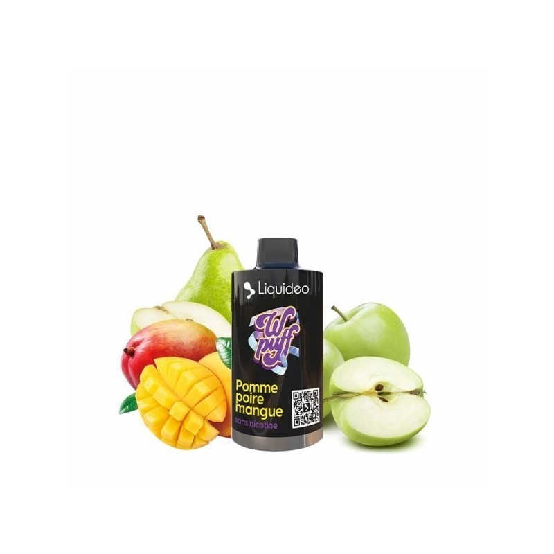 Wkład Wpuff by Liquidéo 12ml - Pomme Poire Mangue 0mg | Eliq Vapoteur