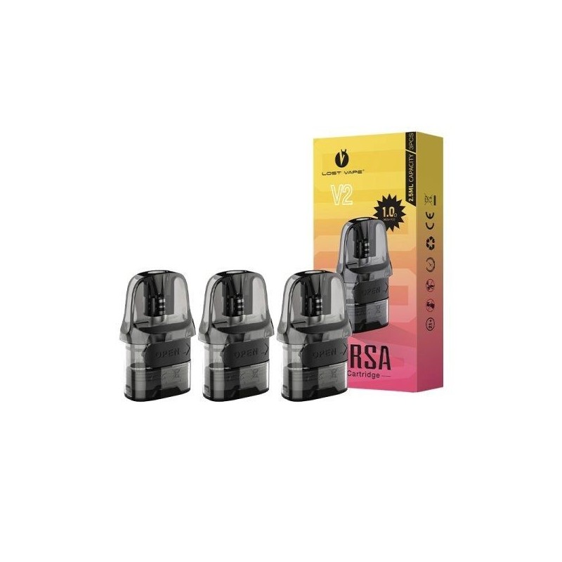 Lost Vape Cartridge - Ursa Nano V2 Pod 2.5ml 1.0 OHM | Eliq Vapoteur