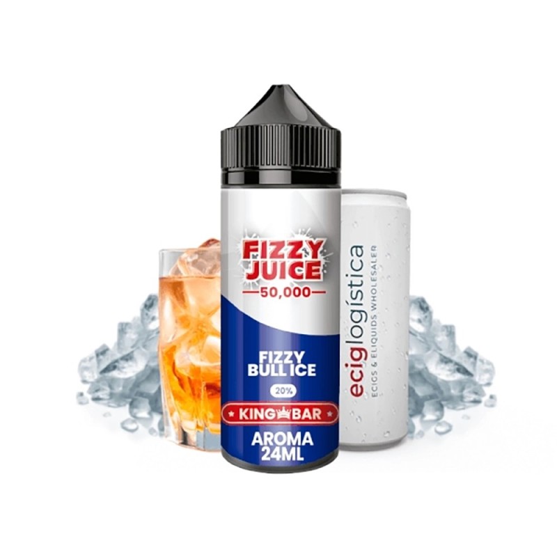 Longfill Fizzy Juice King Bar 24/120ml - Bull Ice | Eliq Vapoteur