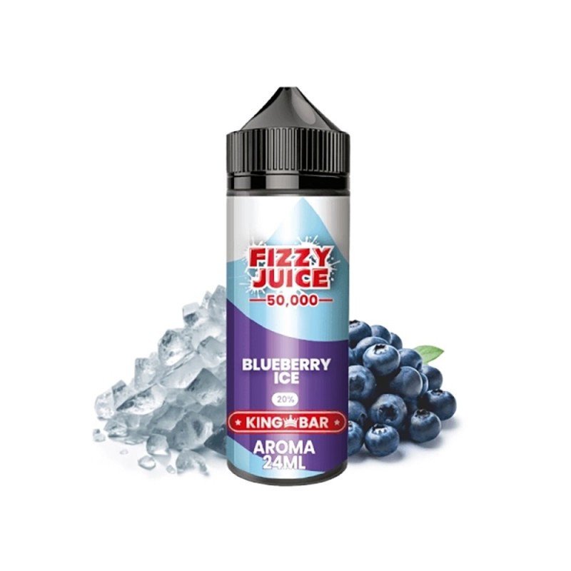 Longfill Fizzy Juice King Bar 24/120ml - Blueberry Ice | Eliq Vapoteur