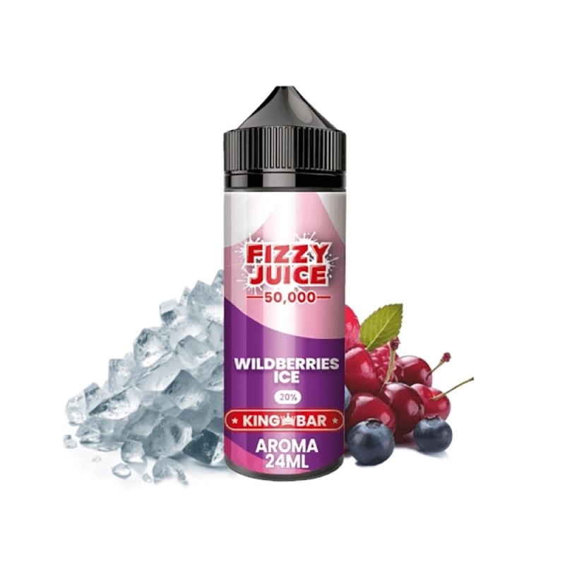 Longfill Fizzy Juice King Bar 24/120ml - Wildberries Ice | Eliq Vapoteur