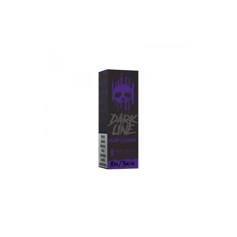 Liquid DARK LINE 10ml - Black Currant 3mg  | Eliq Vapoteur
