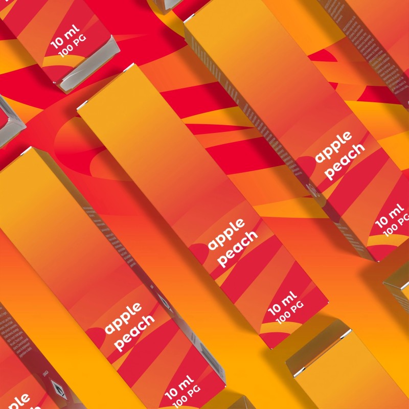 Longfill VBar VJuice Apple Peach 10/60ml | Eliq Vapoteur