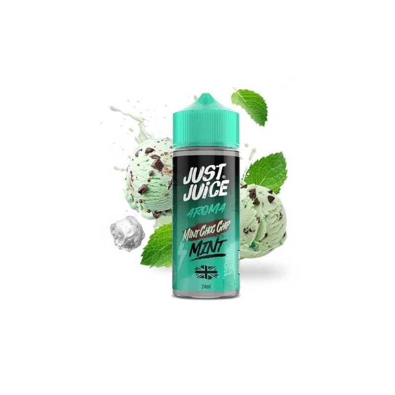 Longfill Just Juice Mint Range 24/120ml - Mint Choco Chip | Eliq Vapoteur