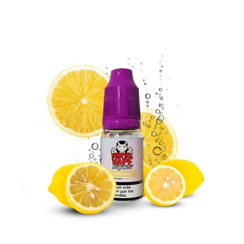 Liquid Vampire Vape NicSalts 10ml - Fizzy Orange (Limonade) 20mg | Eliq Vapoteur