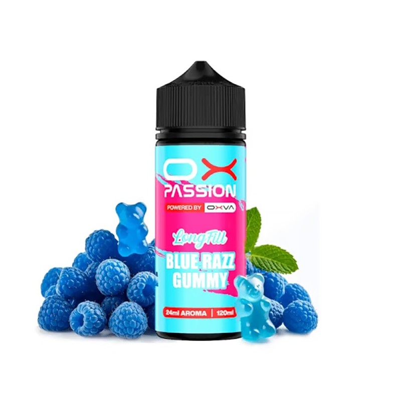 Longfill OXVA OX Passion 24/120ml - Blue Razz Gummy | Eliq Vapoteur