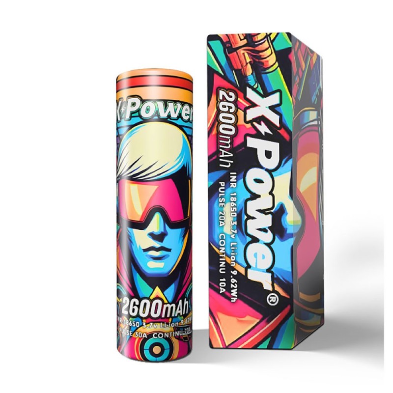X Power 18650 2600mAh Battery | Eliq Vapoteur