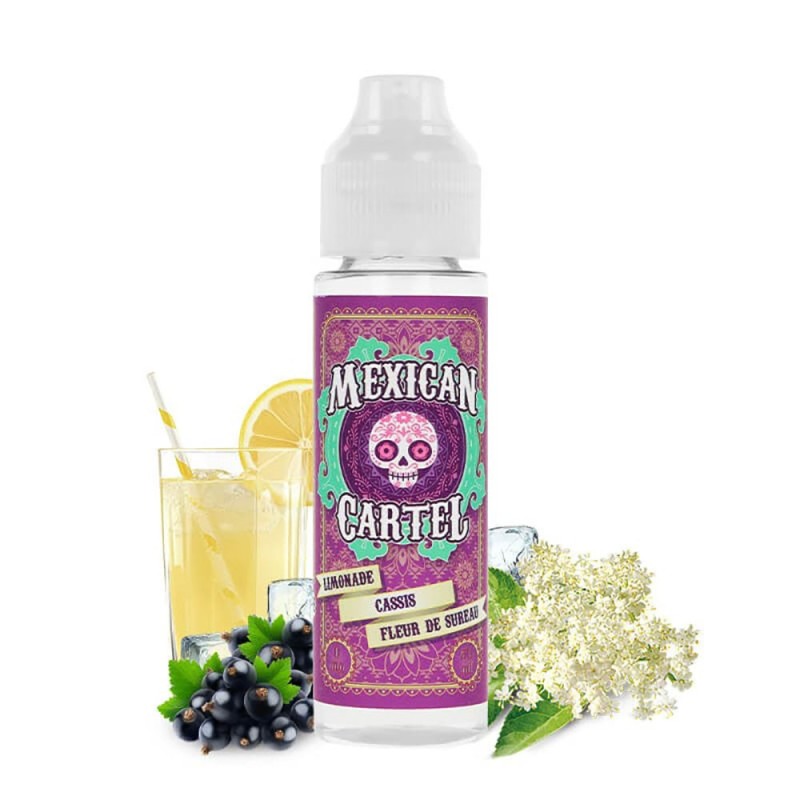 Premix Mexican Cartel - Limonade Cassis Fleur de Sureau 50/75ml | Eliq Vapoteur