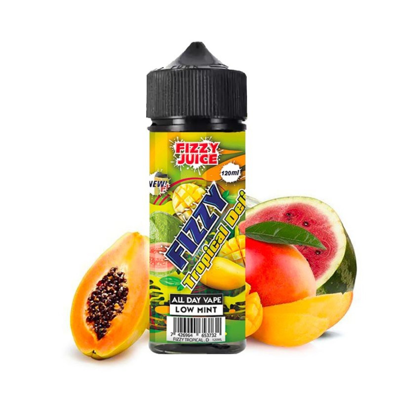 Longfill Fizzy Juice 24/120ml - Tropical Delight | Eliq Vapoteur