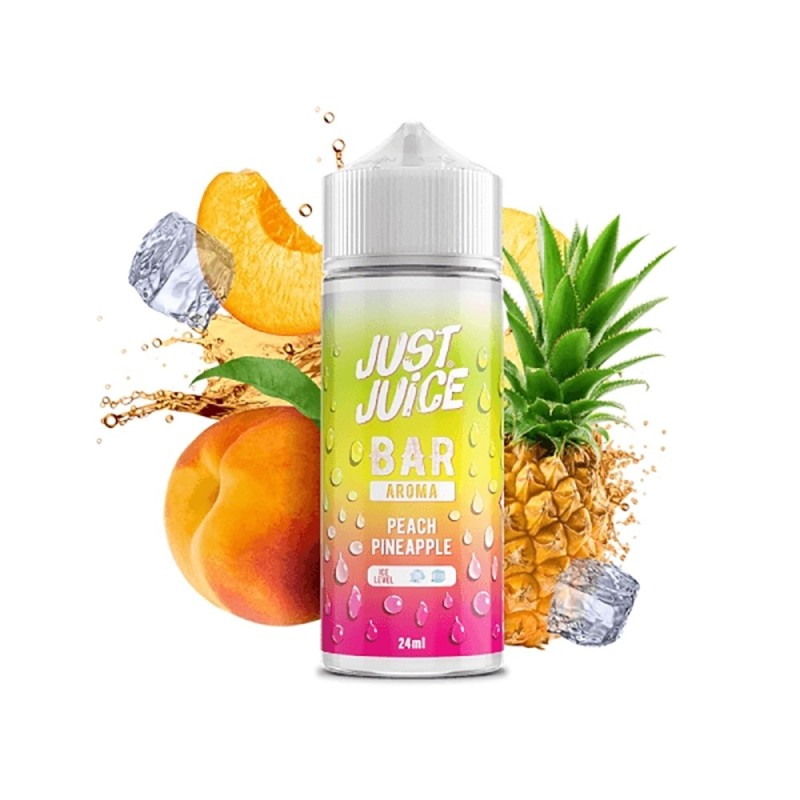Longfill Just Juice Bar 24/120ml - Peach Pineapple | Eliq Vapoteur