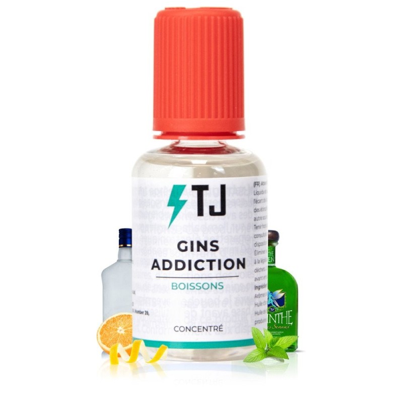T-Juice Concentrate – Gins Addiction 30ml | Eliq Vapoteur
