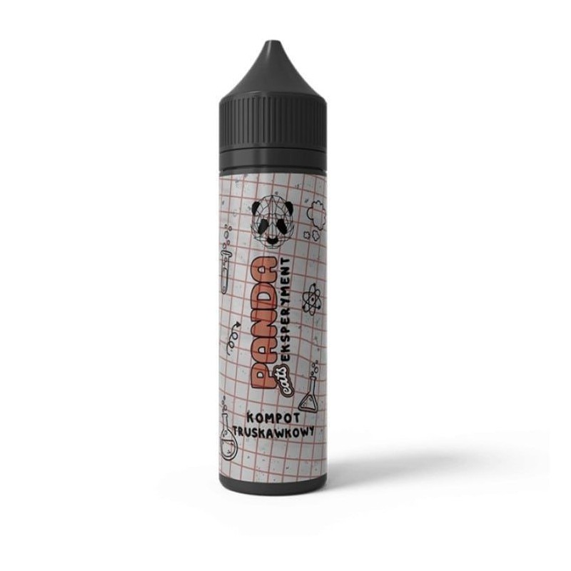 Longfill Panda Eksperyment 10/60ml - Kompot Truskawkowy