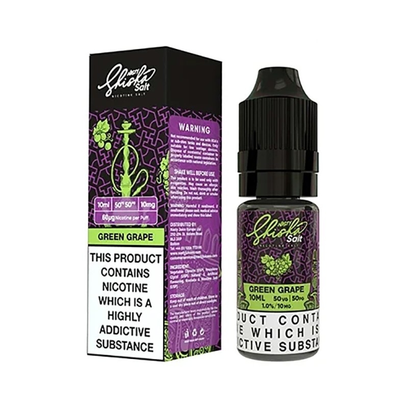 E-liquide Nasty Salts 10ml - Green Grape 20mg