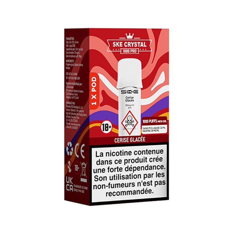 Wkład SKE Crystal 1000 Pro - Cerise Glacée 20mg