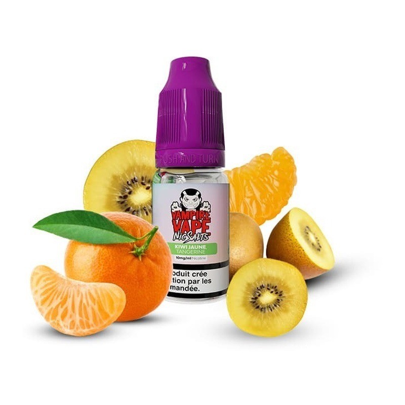 E-liquide Vampire Vape Salt 10ml - Kiwi Cooler (Kiwi Jaune Tangerine) 10mg | EliqVapoteur