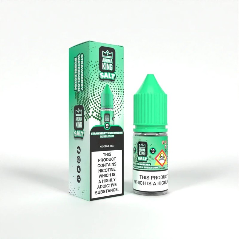 Liquid Aroma King NicSalt 10ml - Strawberry Watermelon Bubblegum 20mg | Eliqvapoteur
