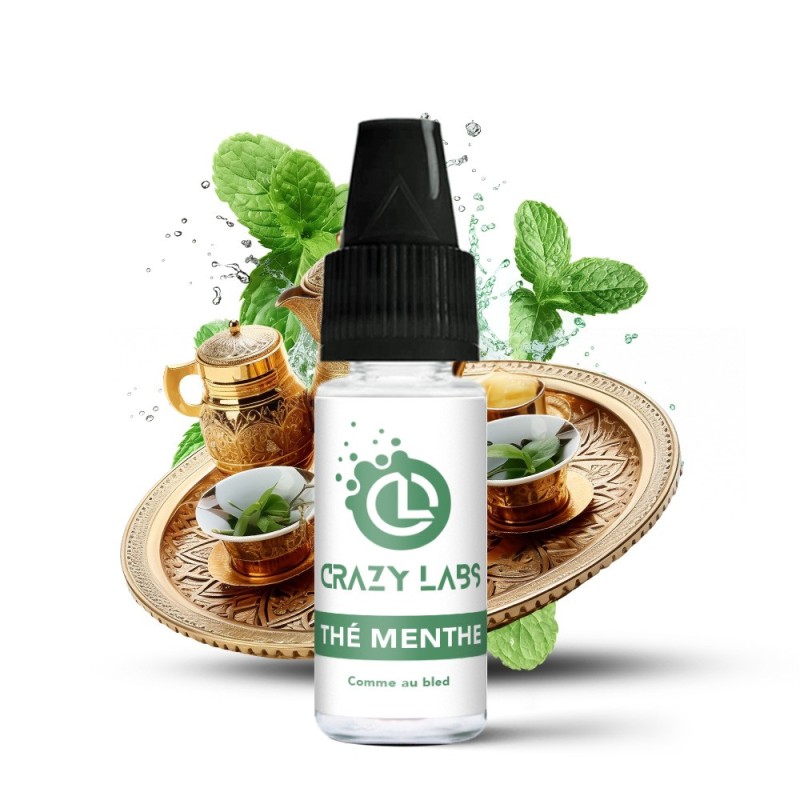 Liquid Crazy Labs 10ml - The Menthe 12mg | EliqVapoteur