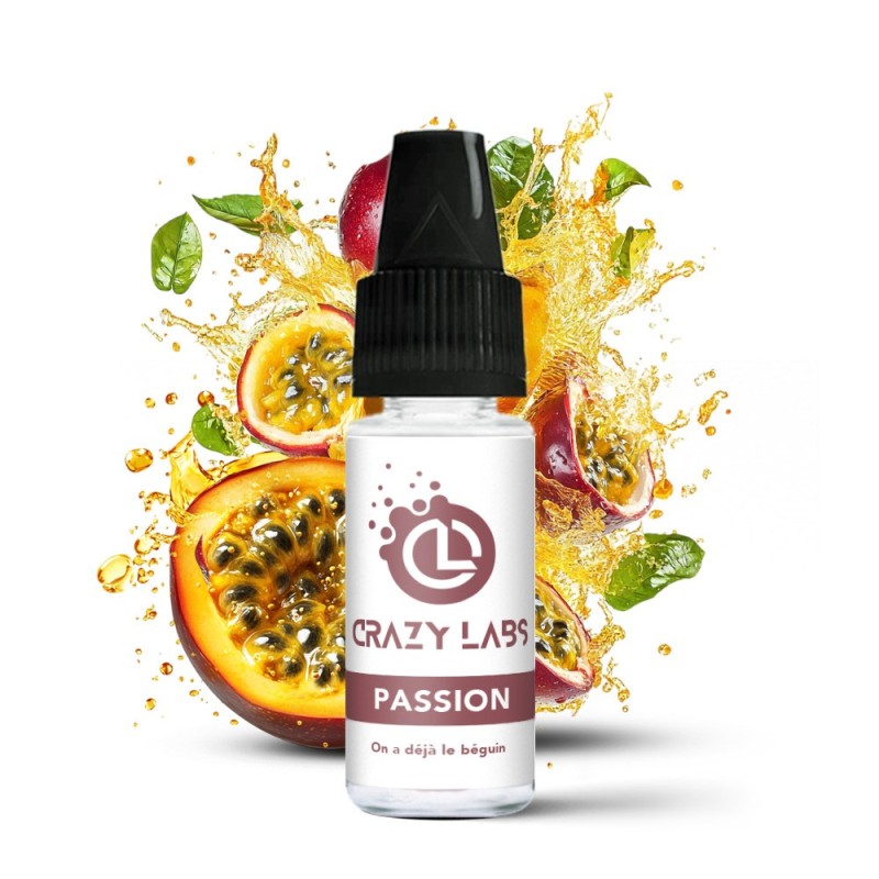 Crazy Labs E-liquid 10ml - Passion 6mg | EliqVapoteur