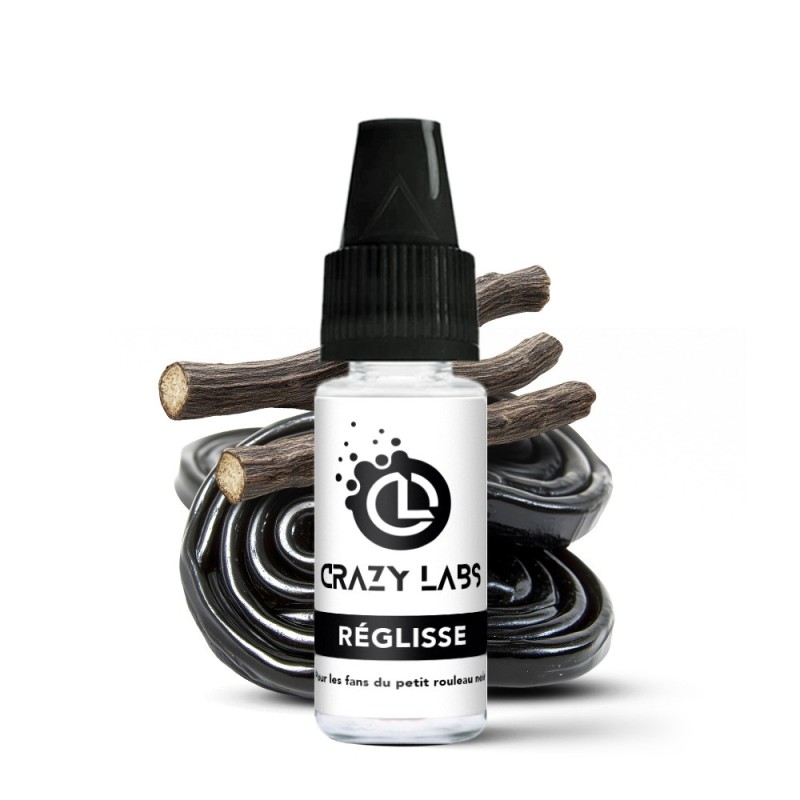 Crazy Labs E-liquid 10ml - Réglisse 12mg | EliqVapoteur