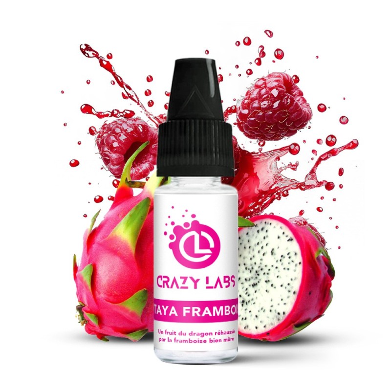 Crazy Labs E-liquid 10ml - Pitaya Framboise 6mg | EliqVapoteur