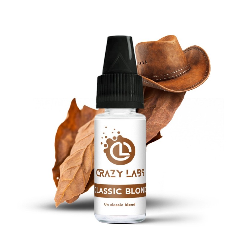 E-liquide Crazy Labs 10ml - Classic Blond 12mg | EliqVapoteur