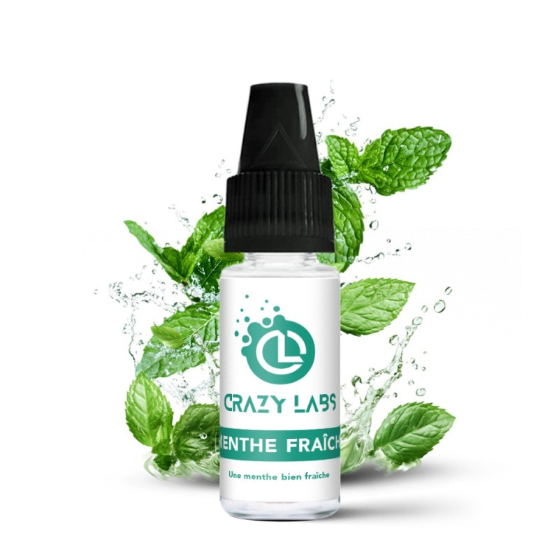 Liquid Crazy Labs 10ml - Menthe Fraiche 12mg | EliqVapoteur
