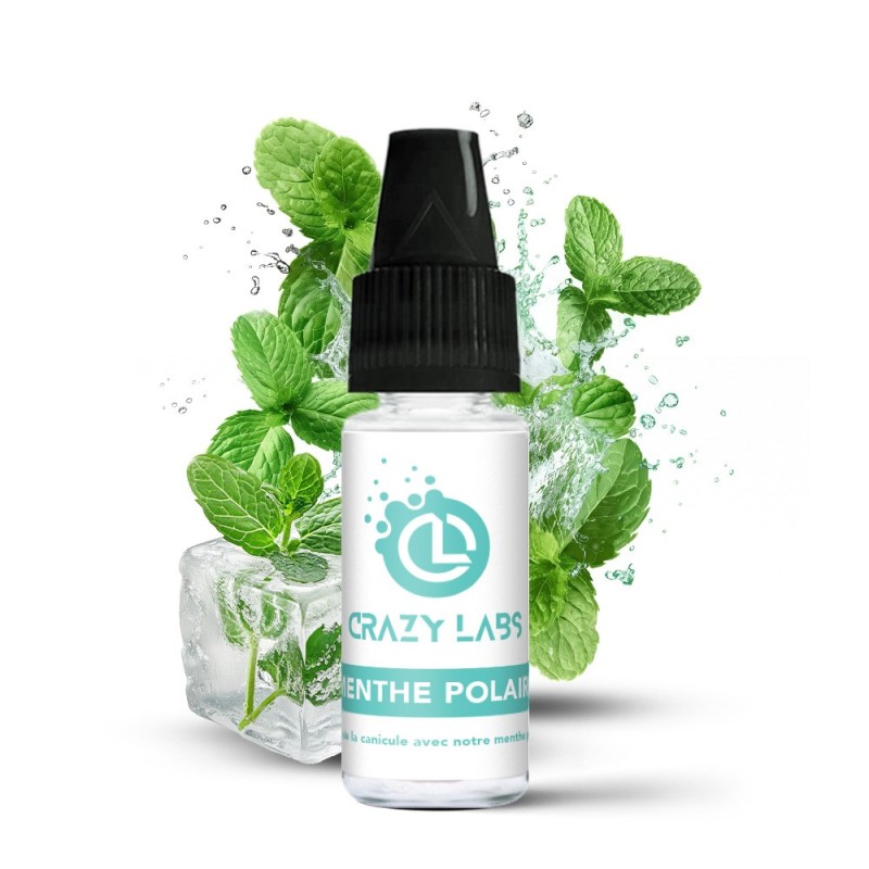 Liquid Crazy Labs 10ml - Menthe Polaire 12mg | EliqVapoteur