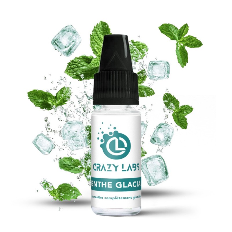 Liquid Crazy Labs 10ml - Menthe Glaciale 6mg | EliqVapoteur
