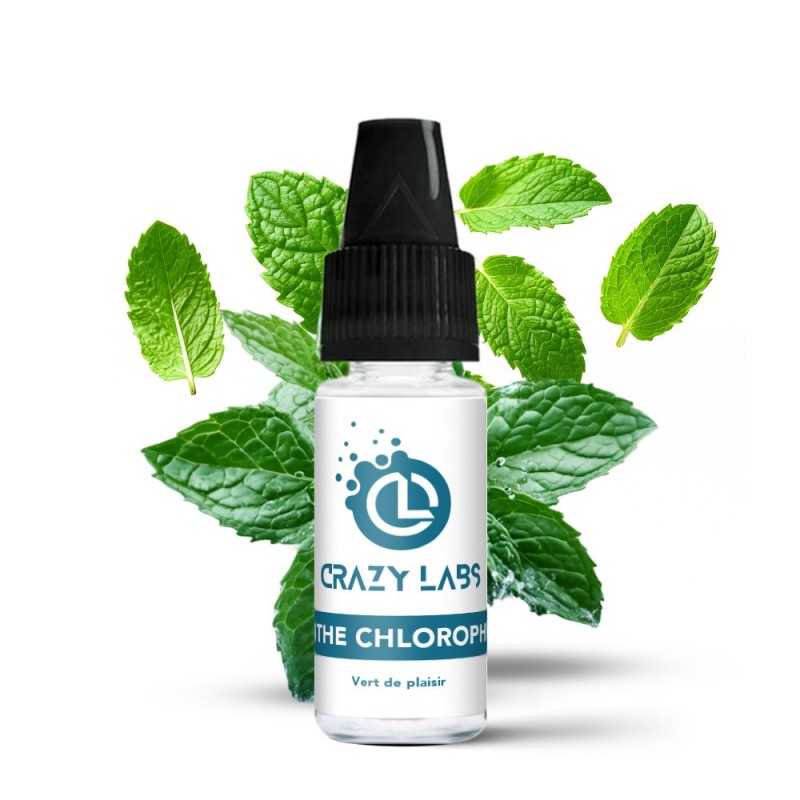 Liquid Crazy Labs 10ml - Menthe Chlorophylle 12mg | EliqVapoteur