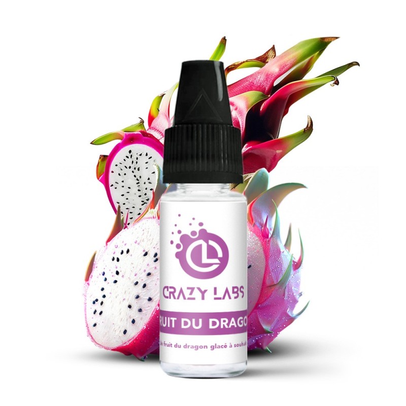 Crazy Labs E-liquid 10ml - Fruit Du Dragon 6mg | EliqVapoteur