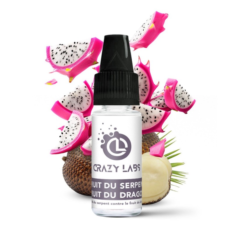 Crazy Labs E-liquid 10ml - Fruit du Serpent Fruit du Dragon 6mg | EliqVapoteur